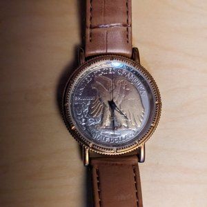 Walking Liberty Half Dollar Wrist Watch